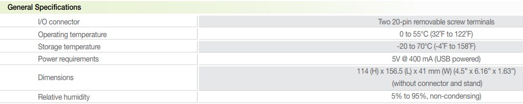 图表 - ADLINK Technology USB-1210数据采集模块